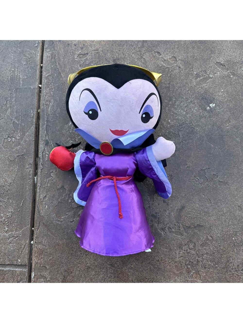 Rare Disney Evil Queen 22" Tall Plush Halloween Door Greeter Snow White